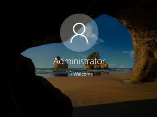 login Windows 10 administrator without password